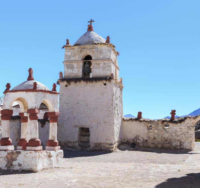 Village de Parinacota, extrême nord du Chili