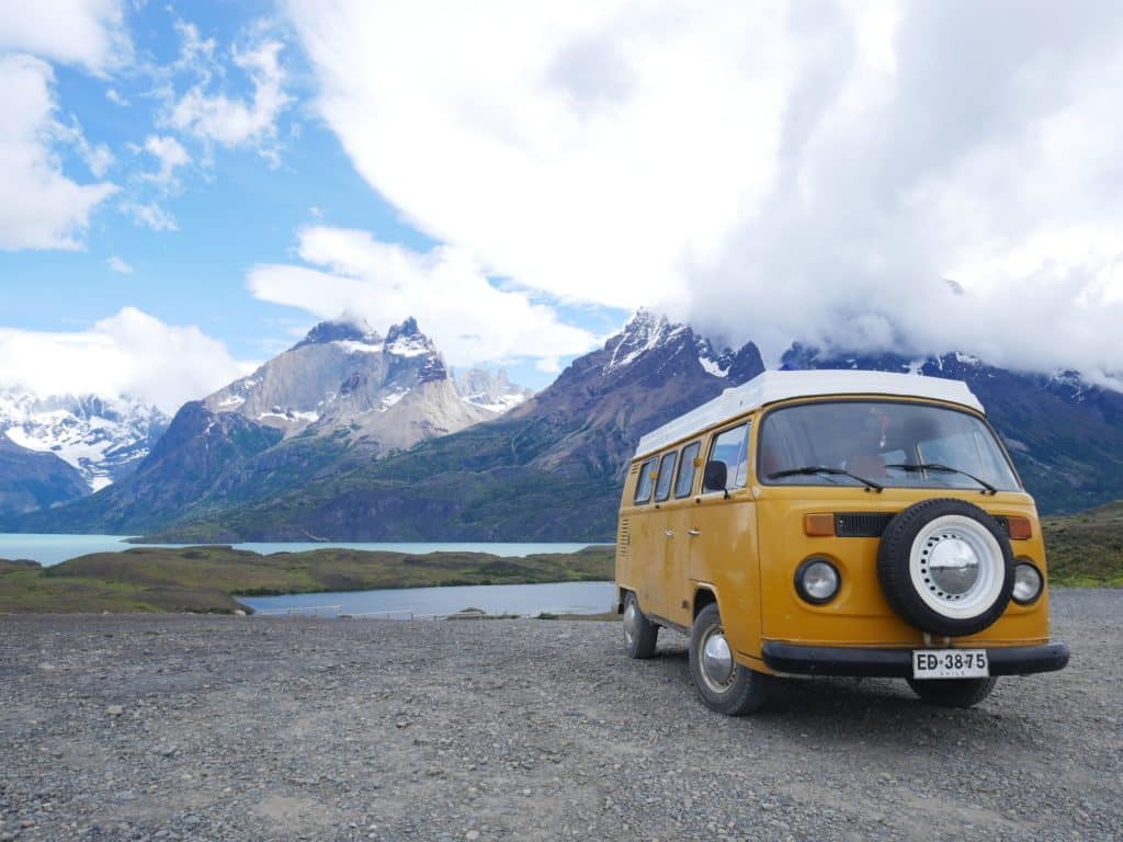 Road Trip en Kombi à Torres del Paine patagonie chili