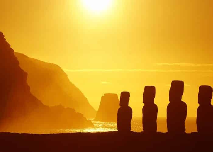 'Easter Island Sunset Honeymoon