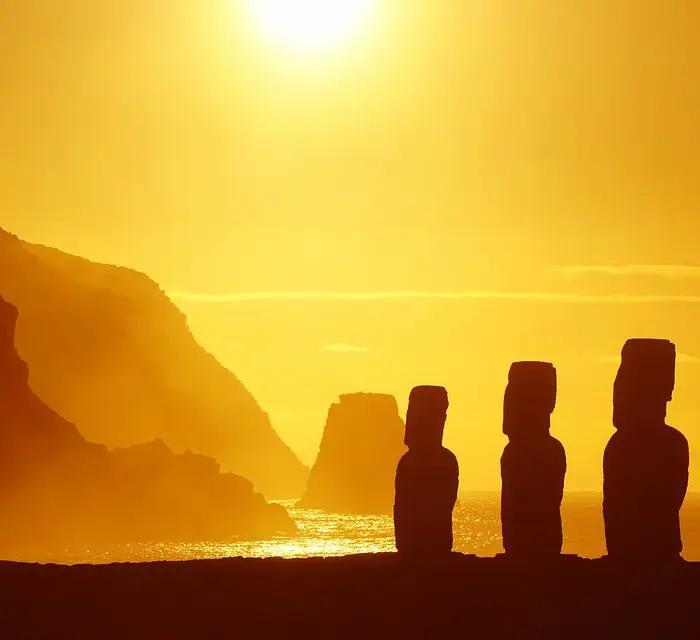 'Easter Island Sunset Honeymoon