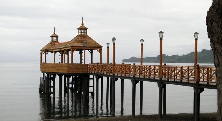 Muelle de Frutillar sur le lac llanquihue