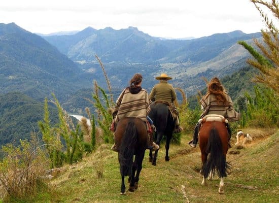 horseback riding huepil malal chile pucon