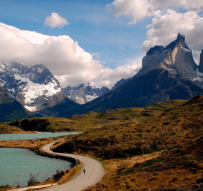 patagonie avec lagune bleu turquoise