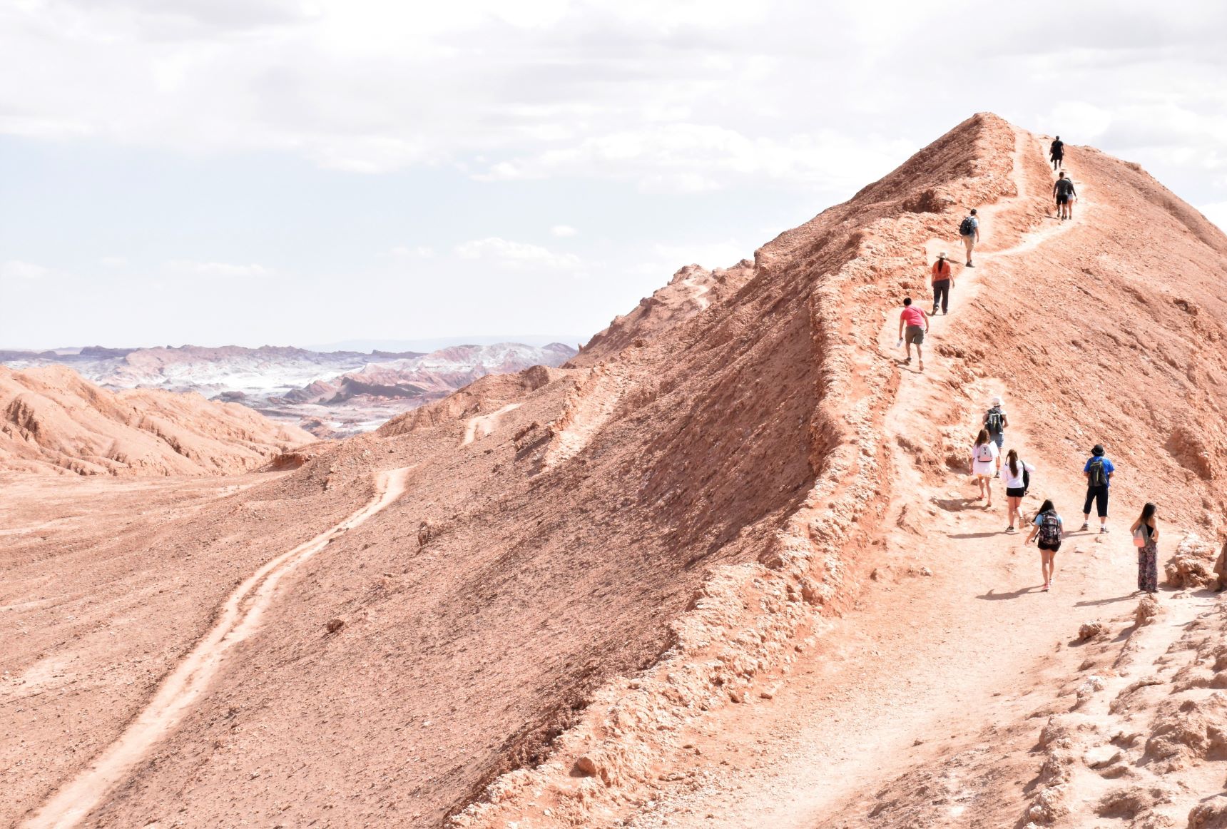 Hiking in the Atacama Desert