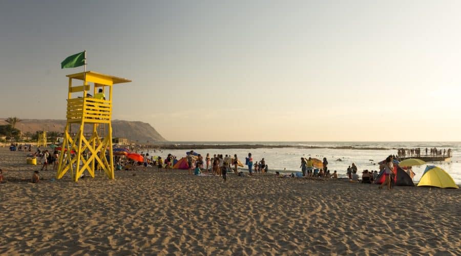 Plage à Arica Nord Chili