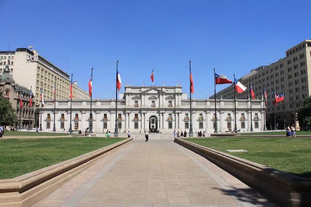 Moneda Presidential Palace Chile Santiago