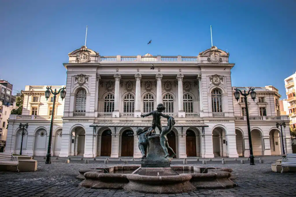 Sector tribunales Santiago du Chili centre civique