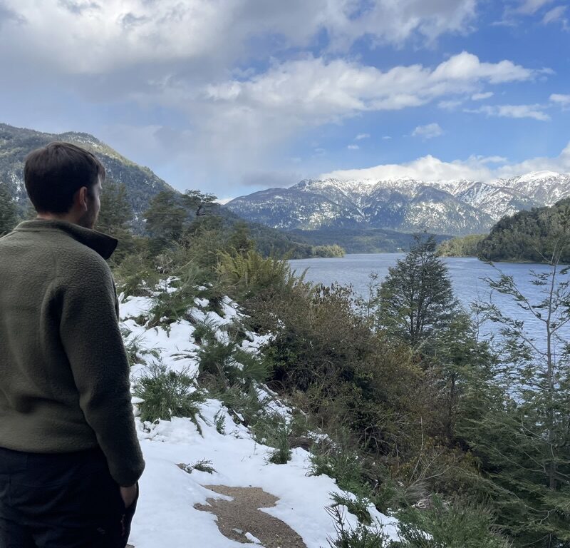 San Maritn de los andes sous la neige climat voyage route des 7 lacs argentine