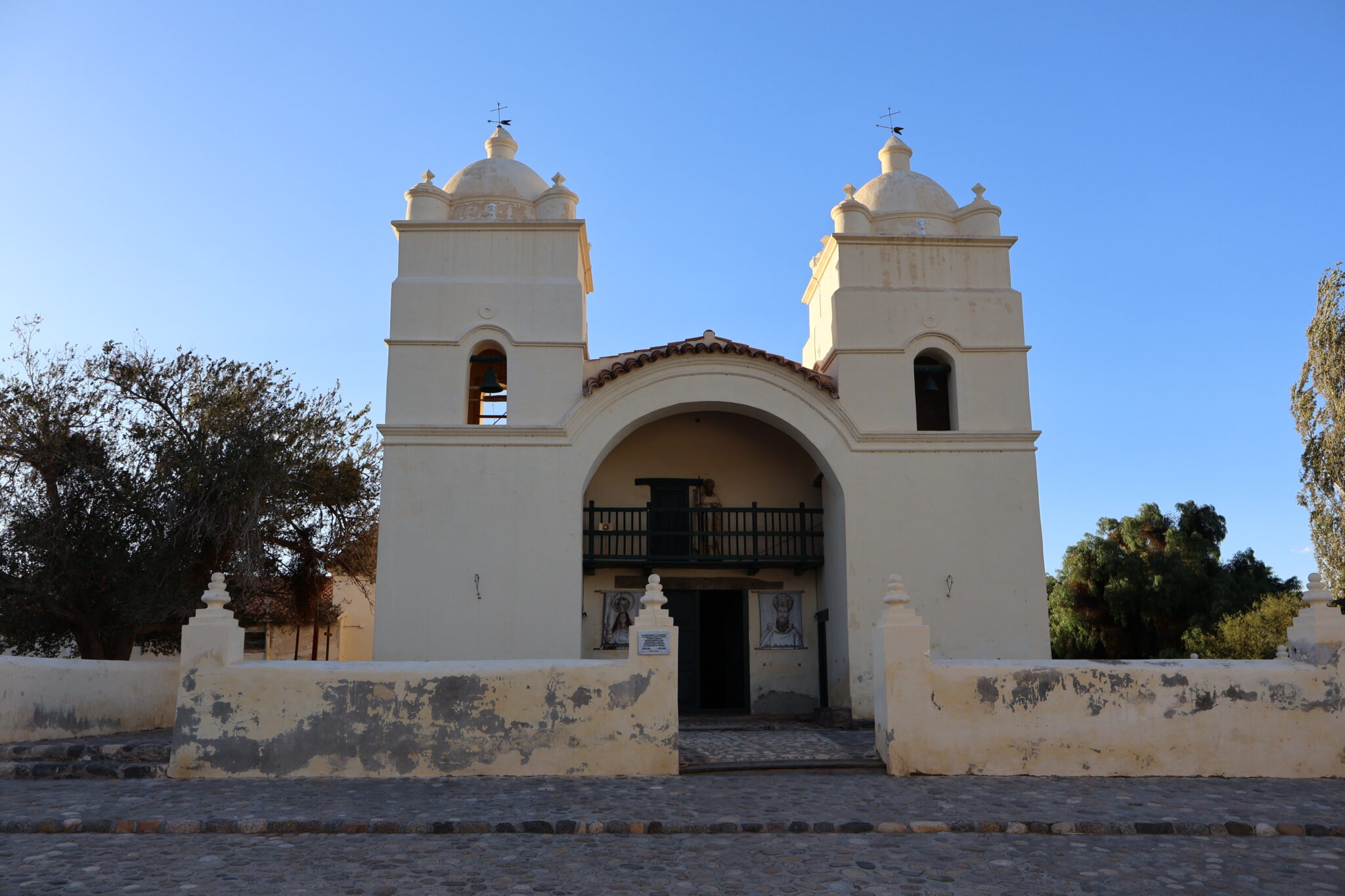 Eglise du village de Molinos dans le nord ouest argentin autour de Salta