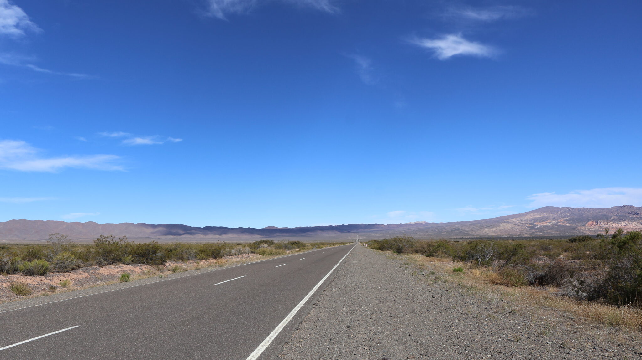 Vue sur la Recta Tin Tin entre Salta et Cachi dans le nord ouest argentin