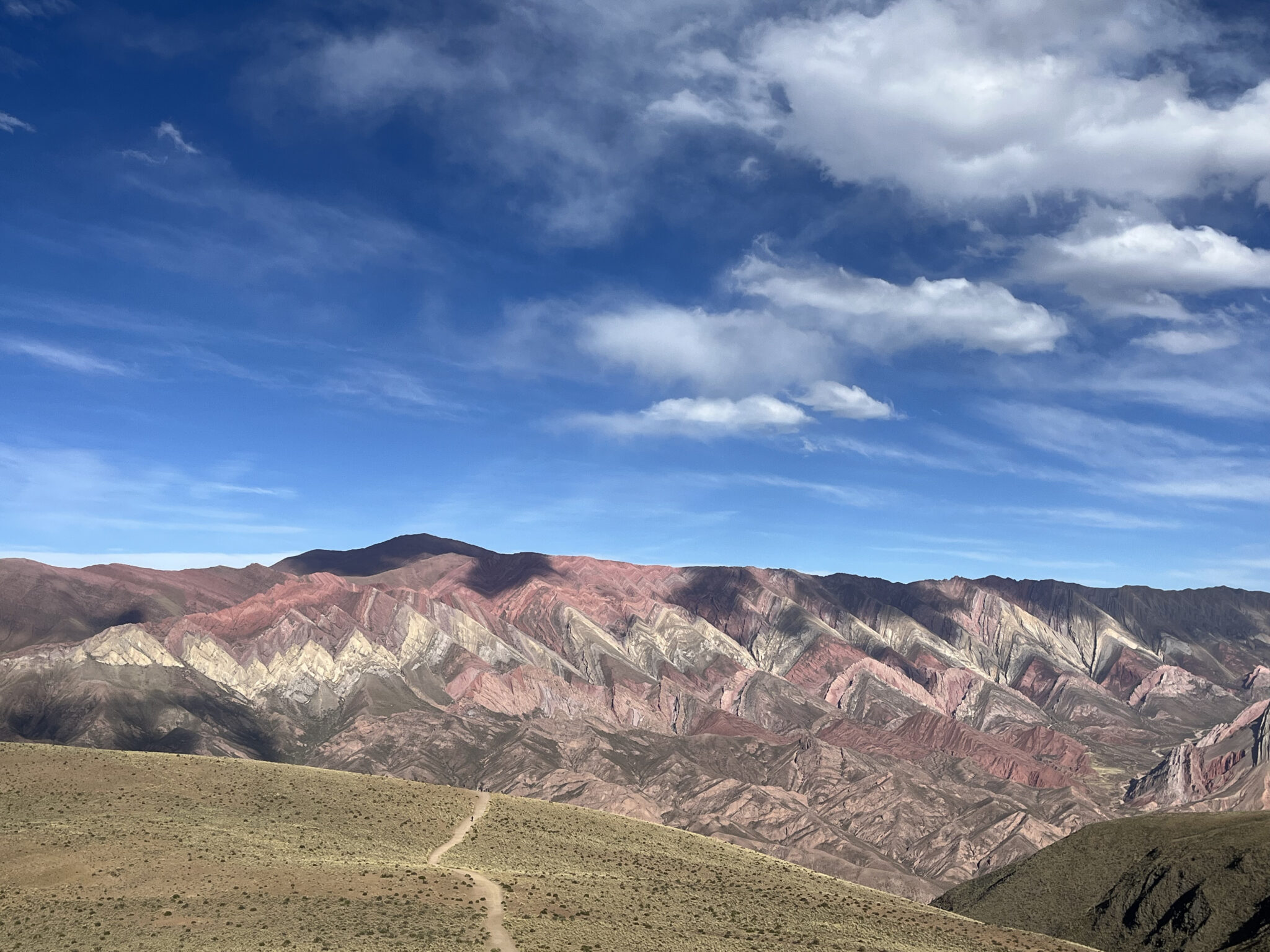 Le cerro hornocal depuis le premier mirador