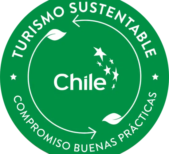 Logo compromiso sustentable TravelCoachChile