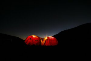 camping atacama chile desert
